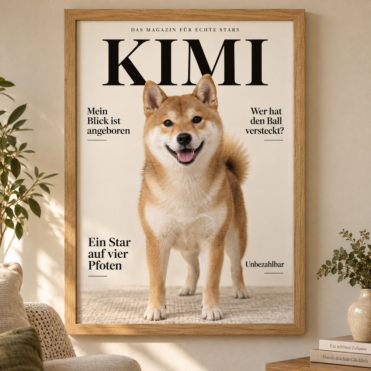 Shiba Inu Portrait und Geschenke